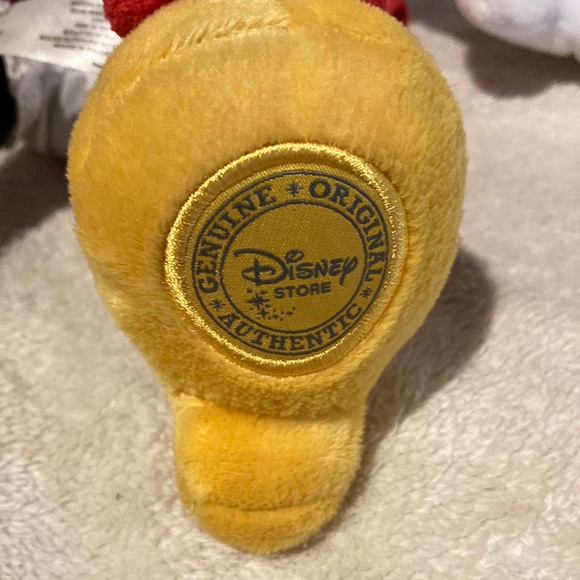 Minnie Mouse Disney Store soft plush 13” red polka dot dress - Picture 4 of 6